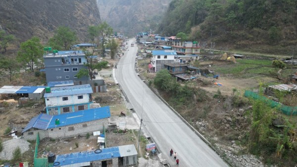 कालीगण्डकी करिडोर : तिप्ल्याङ-पोखरेबगर खण्डमा कालोपत्र       